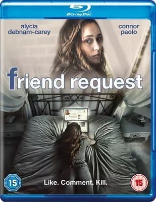Friend Request  (2016) Alycia Debnam Carey, Verhoeven (DIR) cert 15 Blu-Ray Pre-Owned