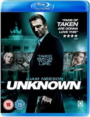 Unknown  (2011) Liam Neeson, Collet-Serra (DIR) cert 15  Blu-Ray Pre-Owned