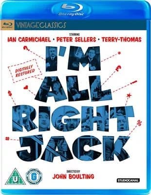I’m All Right Jack  (2015) Ian Carmichael, Boulting (DIR) cert U Blu-Ray Pre-Owned