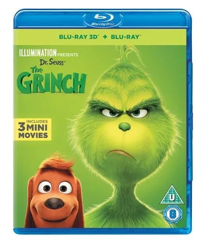 The Grinch  (2019) Yarrow Cheney cert U 2 discs  Blu-Ray Pre-Owned