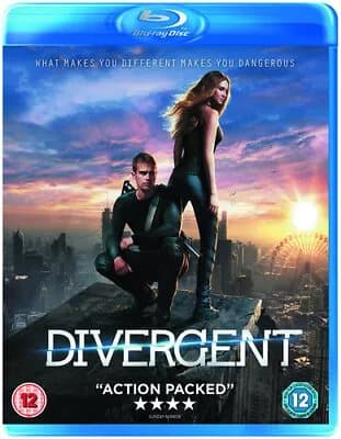 Divergent  (2014) Shailene Woodley, Burger (DIR) cert 12  Blu-Ray Pre-Owned