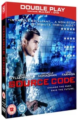 Source Code (2011) Jake Gyllenhaal, Jones (DIR) cert 12 2 discs Blu-Ray Pre-Owned