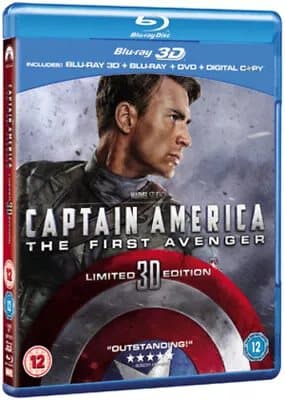 Captain America: The First Avenger  (2011) Chris Evans, Johnston (DIR) Blu-Ray Pre-Owned