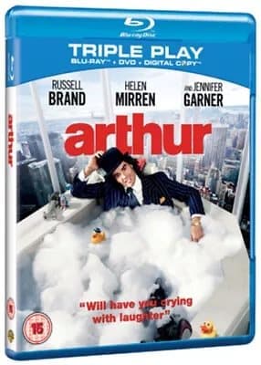 Arthur  (2011) Russell Brand, Winer (DIR) cert 15 2 discs  Blu-Ray Pre-Owned