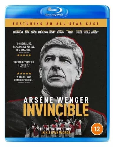 Arséne Wenger: Invincible  (2021) Gabriel Clarke, Jeanpierre (DIR) cert Blu-Ray Pre-Owned