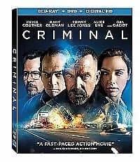 Criminal  (2016) Ryan Reynolds, Vromen (DIR) cert 15  Blu-Ray Pre-Owned