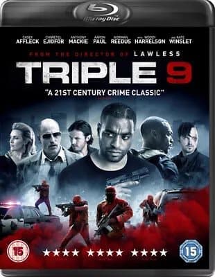 Triple 9  (2016) Casey Affleck, Hillcoat (DIR) cert 15  Blu-Ray Pre-Owned