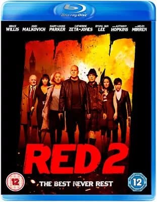 Red 2 (2013) Bruce Willis, Parisot (DIR) cert 12 Blu-Ray Pre-Owned