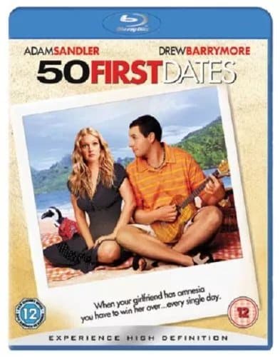 50 First Dates  (2007) Adam Sandler, Segal (DIR) cert 12  Blu-Ray Pre-Owned