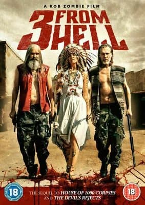 3 from Hell (2019) Bill Moseley, Zombie (DIR) cert 18 Blu-Ray Pre-Owned