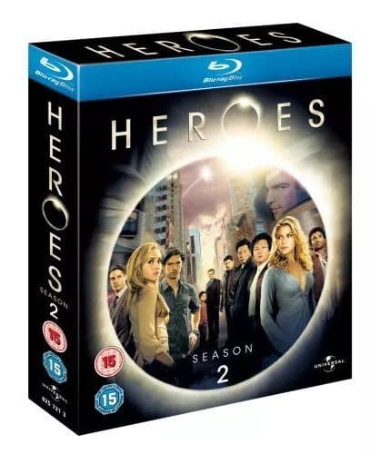 Heroes Season 2  [Region Free]   Blu-Ray Pre-Owned