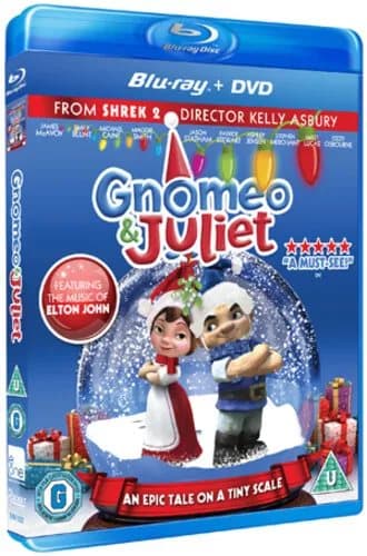 Gnomeo & Juliet  (2011) Kelly Asbury cert U  Blu-Ray Pre-Owned