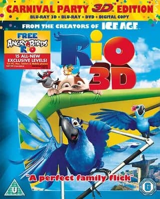 Rio  (2011) Carlos Saldanha cert U  Blu-Ray Pre-Owned