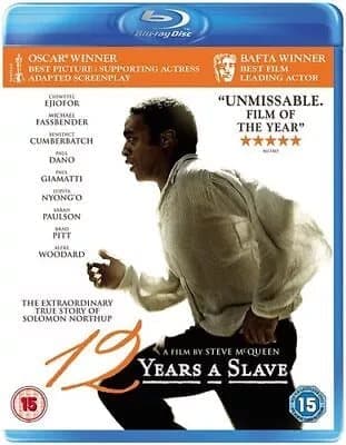 12 Years a Slave  (2014) Chiwetel Ejiofor, McQueen (DIR) cert 15 Blu-Ray Pre-Owned