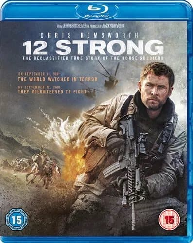 12 Strong (2018) Chris Hemsworth, Fuglsig (DIR) cert 15 Blu-Ray Pre-Owned
