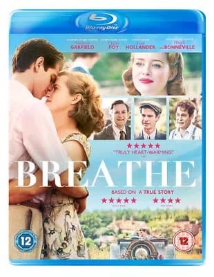 Breathe  (2018) Andrew Garfield, Serkis (DIR) cert 12  Blu-Ray Pre-Owned