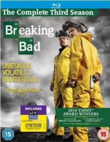 Breaking Bad: Season Three  (2013) Bryan Cranston cert 15 3 discs Blu-Ray Pre-Owned