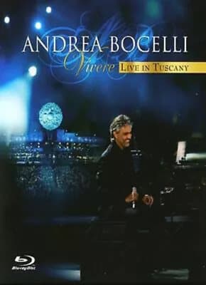 Andrea Bocelli: Vivere - Live in Tuscany  (2008) cert E  Blu-Ray Pre-Owned