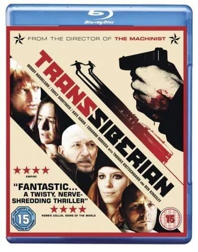 Transsiberian  (2009) Woody Harrelson, Anderson (DIR) cert 15  Blu-Ray Pre-Owned