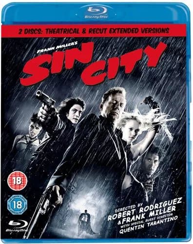 Sin City  (2009) Bruce Willis, Tarantino (DIR) cert 18 2 discs Blu-Ray Pre-Owned