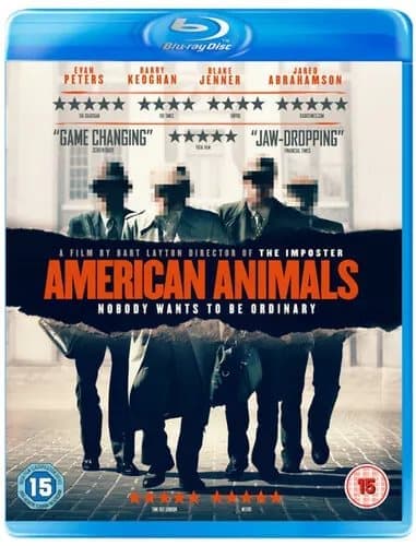 American Animals (2019) Evan Peters, Layton (DIR) cert 15 Blu-Ray Pre-Owned