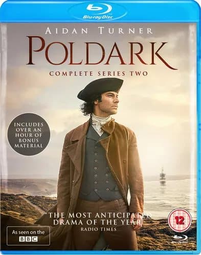 Poldark: Complete Series Two  (2016) Aidan Turner cert 12 2 discs Blu-Ray Pre-Owned