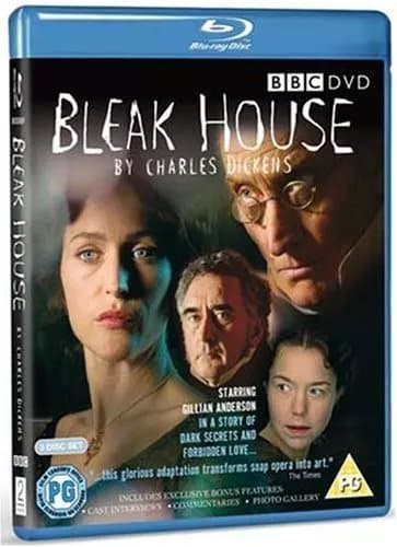 Bleak House  (2008) Gillian Anderson, Chadwick (DIR) cert PG 3 discs Blu-Ray Pre-Owned