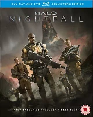 Halo: Nightfall  (2015) Mike Colter cert 12 2 discs  Blu-Ray Pre-Owned