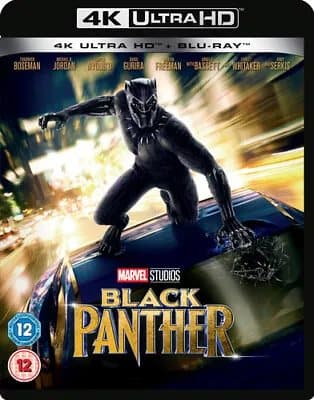 Black Panther  (2018) Chadwick Boseman, Coogler (DIR) cert 12 2 discs Blu-Ray Pre-Owned