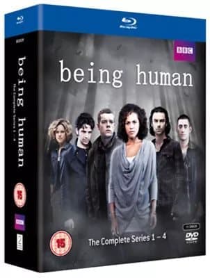 Being Human: Complete Series 1-4  (2012) Russell Tovey cert 15 11 discs Blu-Ray Pre-Owned