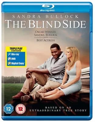 The Blind Side (2010) Sandra Bullock, Hancock (DIR) cert 12 2 discs Blu-Ray Pre-Owned