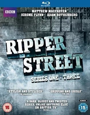 Ripper Street: Series 1-3  (2015) Richard Warlow cert 15 8 discs Blu-Ray Pre-Owned