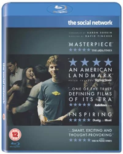 The Social Network  (2011) Jesse Eisenberg, Fincher (DIR) cert 12 Blu-Ray Pre-Owned