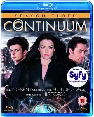 Continuum: Season Three  (2015) Rachel Nichols cert 15 3 discs Blu-Ray Pre-Owned
