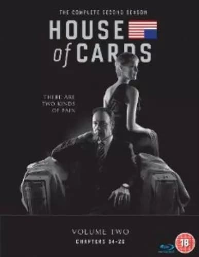 House of Cards: The Complete Second Season (2014) Kevin Spacey cert 18 Blu-Ray Pre-Owned