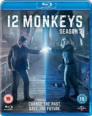 12 Monkeys: Season 2 (2016) Aaron Stanford cert 15 3 discs Blu-Ray Pre-Owned