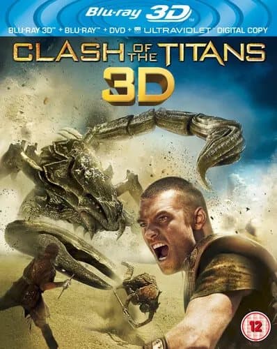 Clash of the Titans  (2012) Sam Worthington, Leterrier (DIR) cert 12 3 Blu-Ray Pre-Owned