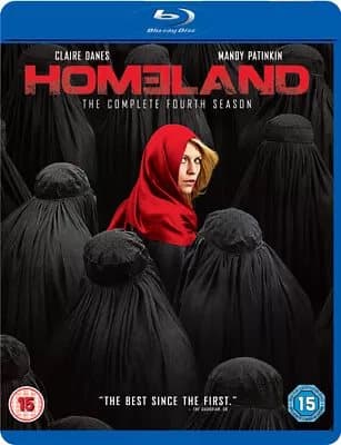 Homeland: The Complete Fourth Season  (2015) Claire Danes cert 15 4 Blu-Ray Pre-Owned