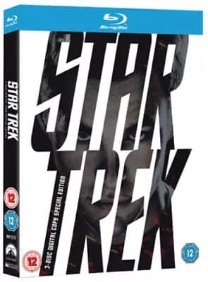 Star Trek  (2009) Chris Pine, Abrams (DIR) cert 12 3 discs  Blu-Ray Pre-Owned