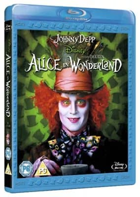 Alice in Wonderland  (2012) Mia Wasikowska, Burton (DIR) cert PG Blu-Ray Pre-Owned