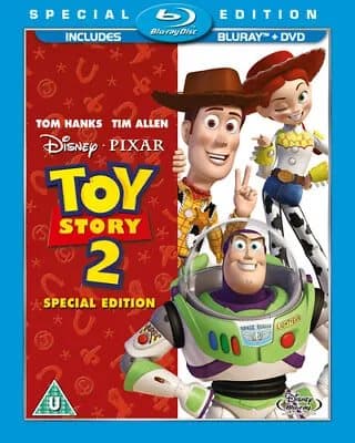 Toy Story 2  John Lasseter cert U 2 discs  Blu-Ray Pre-Owned