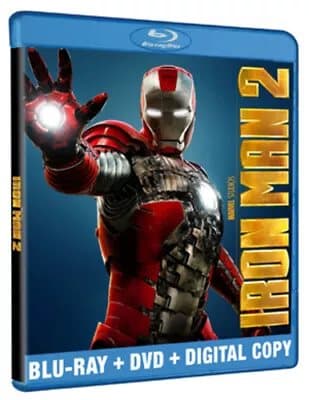 Iron Man 2  (2010) Robert Downey Jr., Favreau (DIR) cert 12 3 discs Blu-Ray Pre-Owned