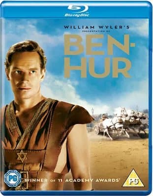 Ben-Hur (2011) Charlton Heston, Wyler (DIR) cert PG 3 discs Blu-Ray Pre-Owned