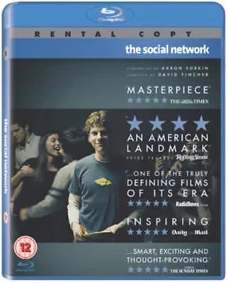The Social Network  (2011) Jesse Eisenberg, Fincher (DIR) cert 12 Blu-Ray Pre-Owned