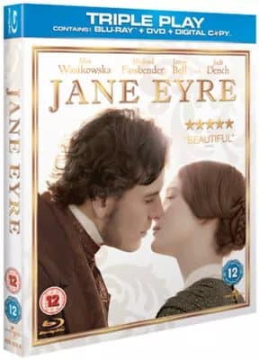 Jane Eyre  (2012) Mia Wasikowska, Fukunaga (DIR) cert 12 3 discs Blu-Ray Pre-Owned