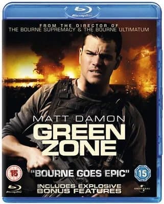 Green Zone  (2010) Yigal Naor, Greengrass (DIR) cert 15  Blu-Ray Pre-Owned
