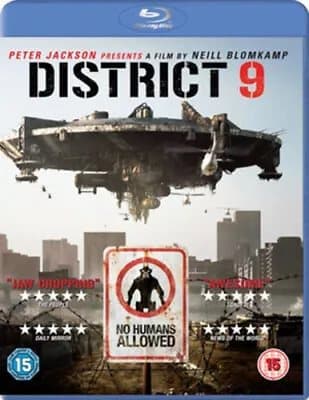 District 9  (2009) Sharlto Copley, Blomkamp (DIR) cert 15  Blu-Ray Pre-Owned