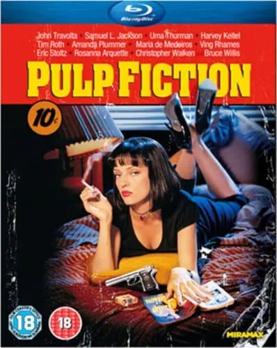 Pulp Fiction  (2011) John Travolta, Tarantino (DIR) cert 18  Blu-Ray Pre-Owned