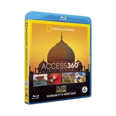 National Geographic: Access 360 - World Heritage  (2015) cert E 2 discs Blu-Ray Pre-Owned