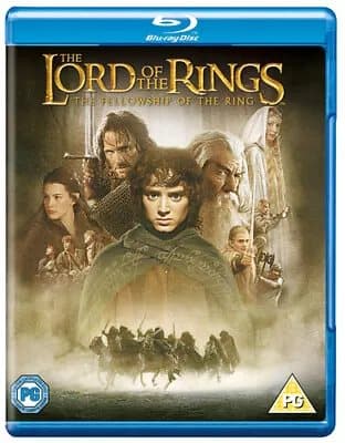 The Lord of the Rings: The Fellowship of the Ring  (2013) Elijah Wood, Blu-Ray Pre-Owned